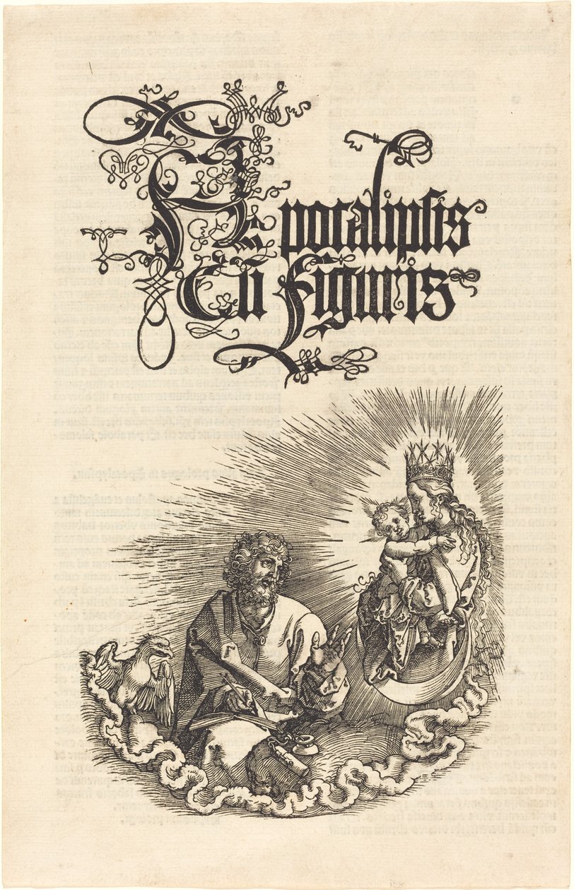 Die Jungfrau erscheint dem heiligen Johannes von Albrecht Dürer