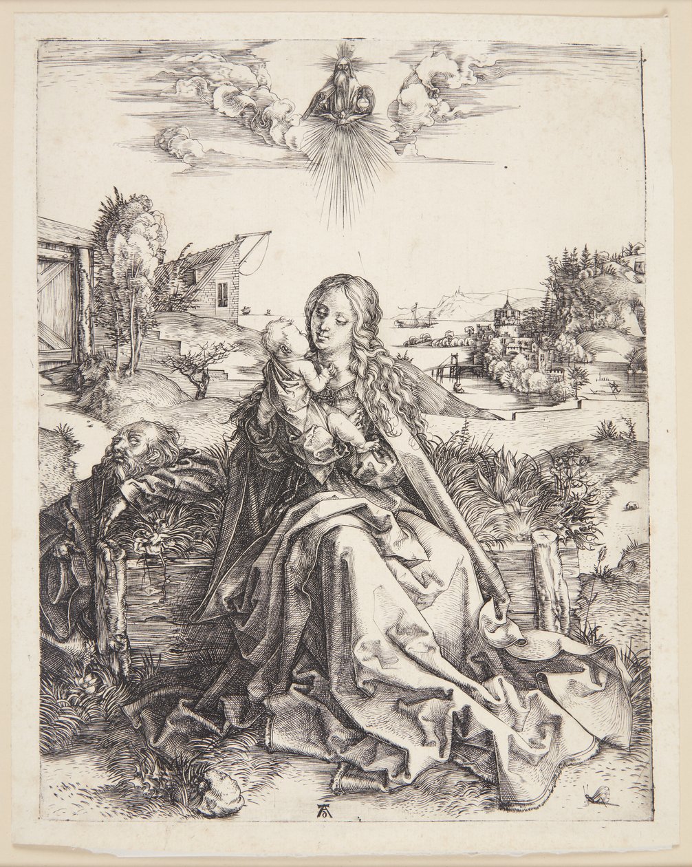 Die Jungfrau mit der Libelle von Albrecht Dürer