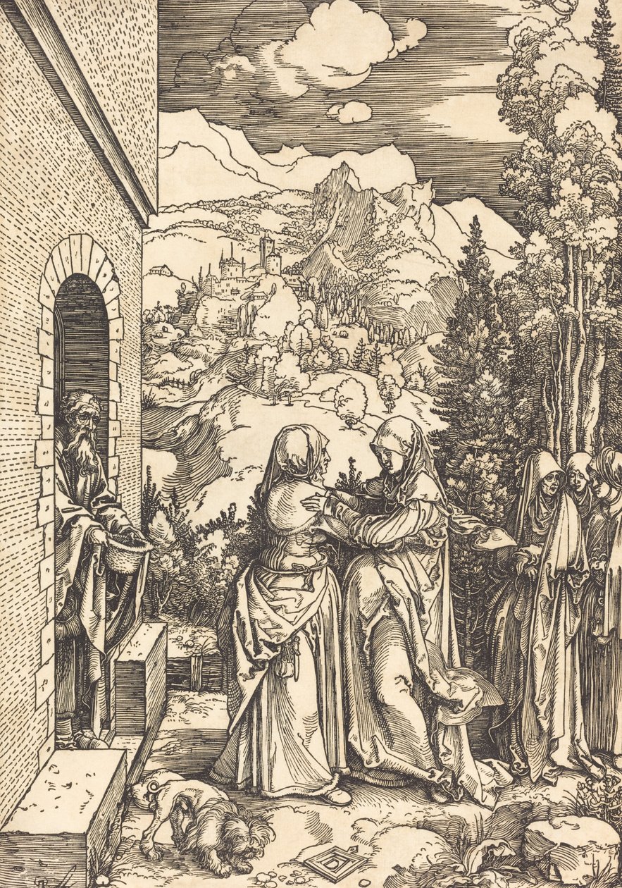 Die Heimsuchung, ca. 1504 von Albrecht Dürer