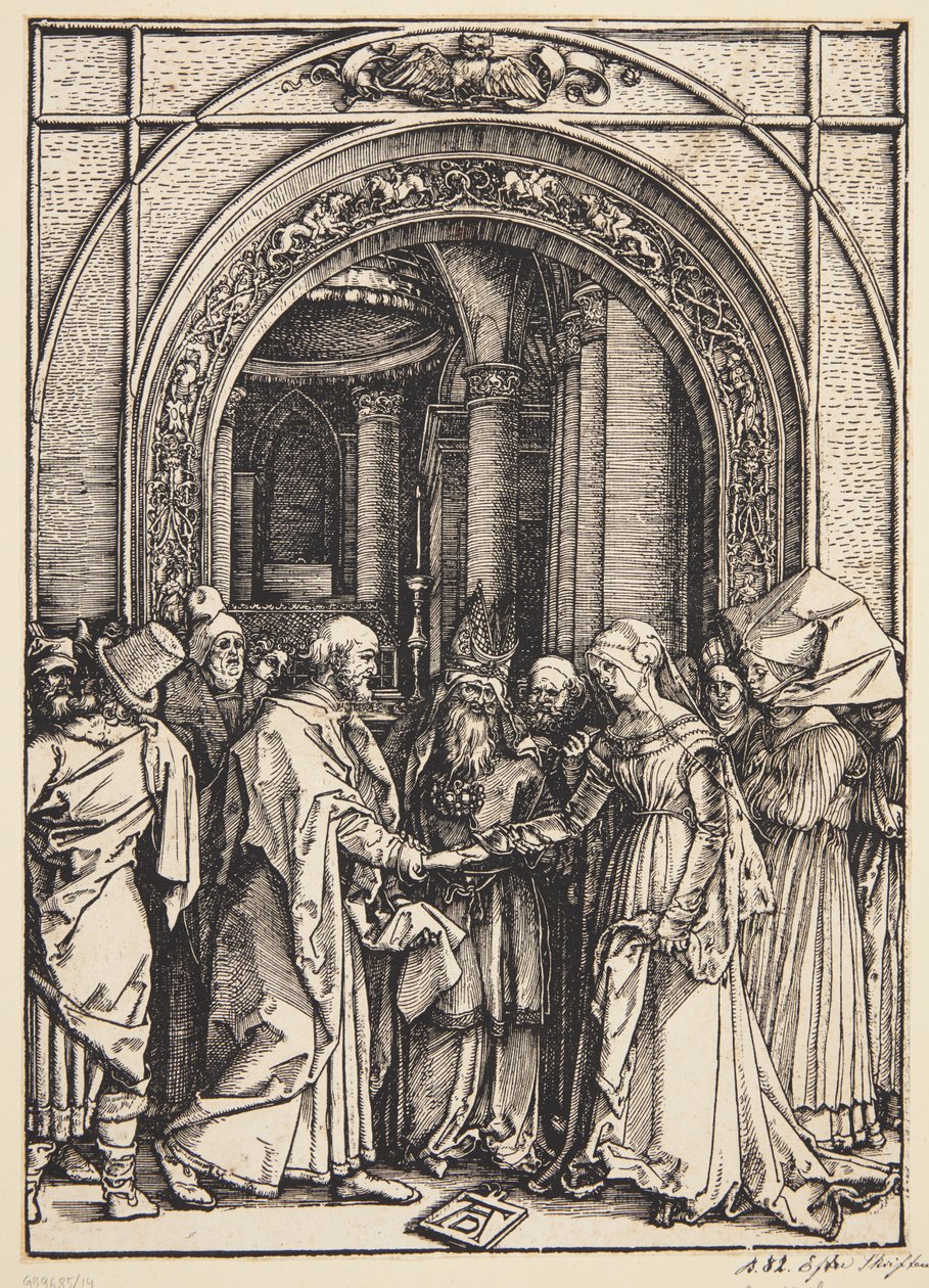 Die Verlobung der Jungfrau von Albrecht Dürer