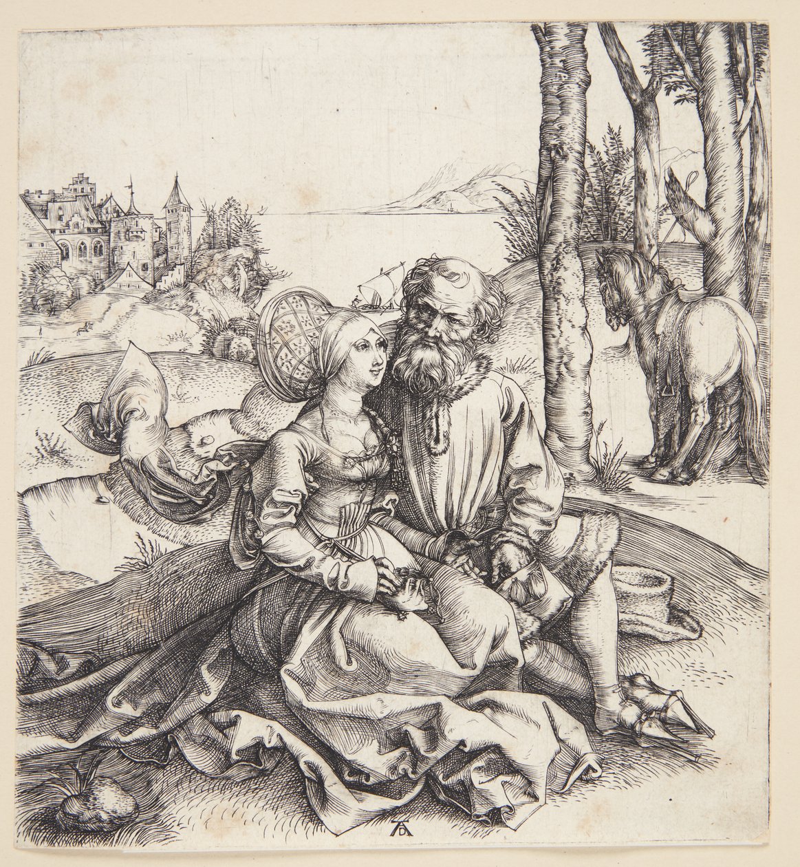Das ungleiche Paar von Albrecht Dürer
