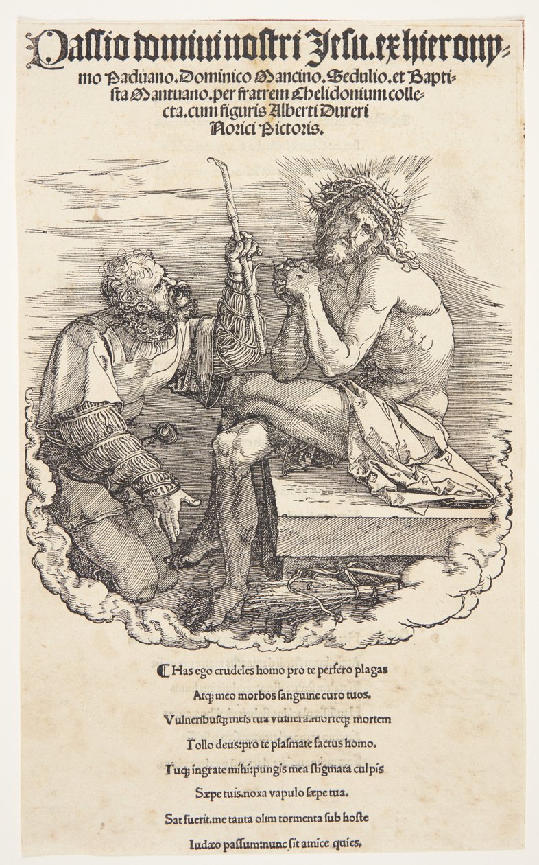 Titelseite: Die Verspottung Christi von Albrecht Dürer