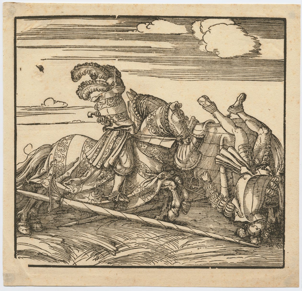 Turnier, ca. 1516 von Albrecht Dürer