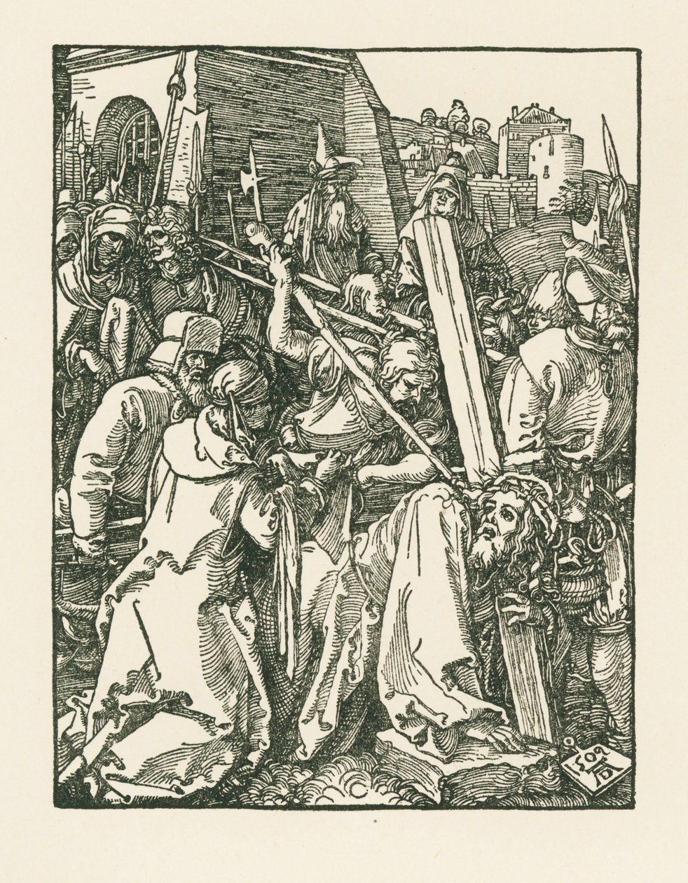 Christus trägt das Kreuz von Albrecht Dürer or Duerer