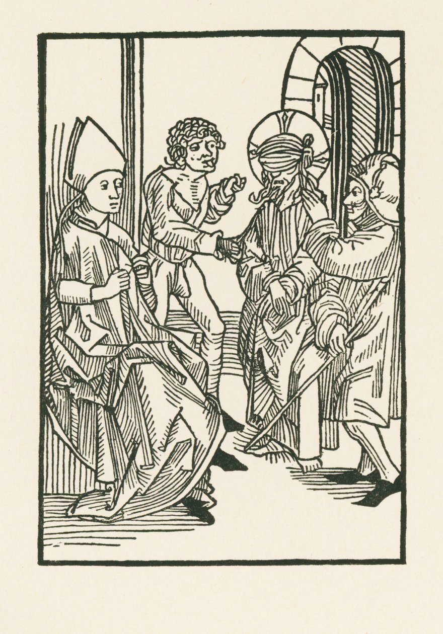 Christus vor Kaiphas von Albrecht Dürer or Duerer