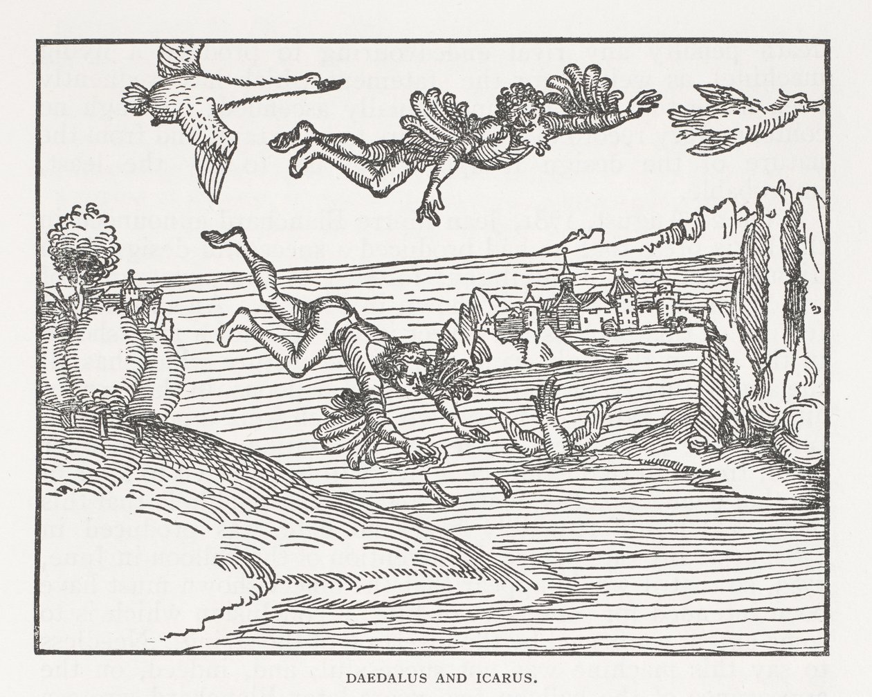 Daedalus und Ikarus von Albrecht Dürer