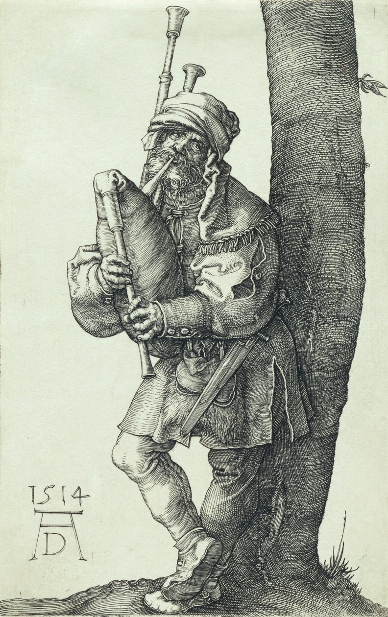 Der Dudelsackspieler von Albrecht Dürer
