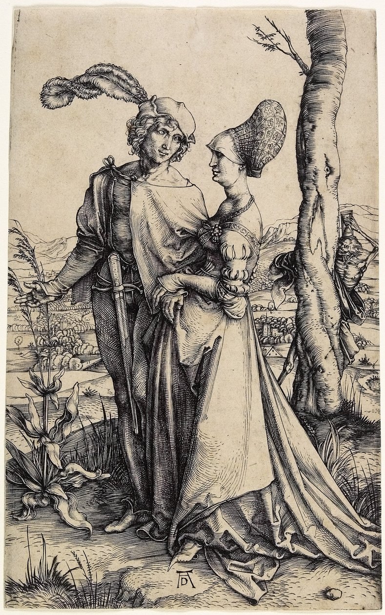 Die Promenade, ca. 1496 von Albrecht Dürer