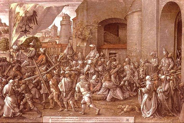 Der Weg nach Golgatha von Albrecht Dürer