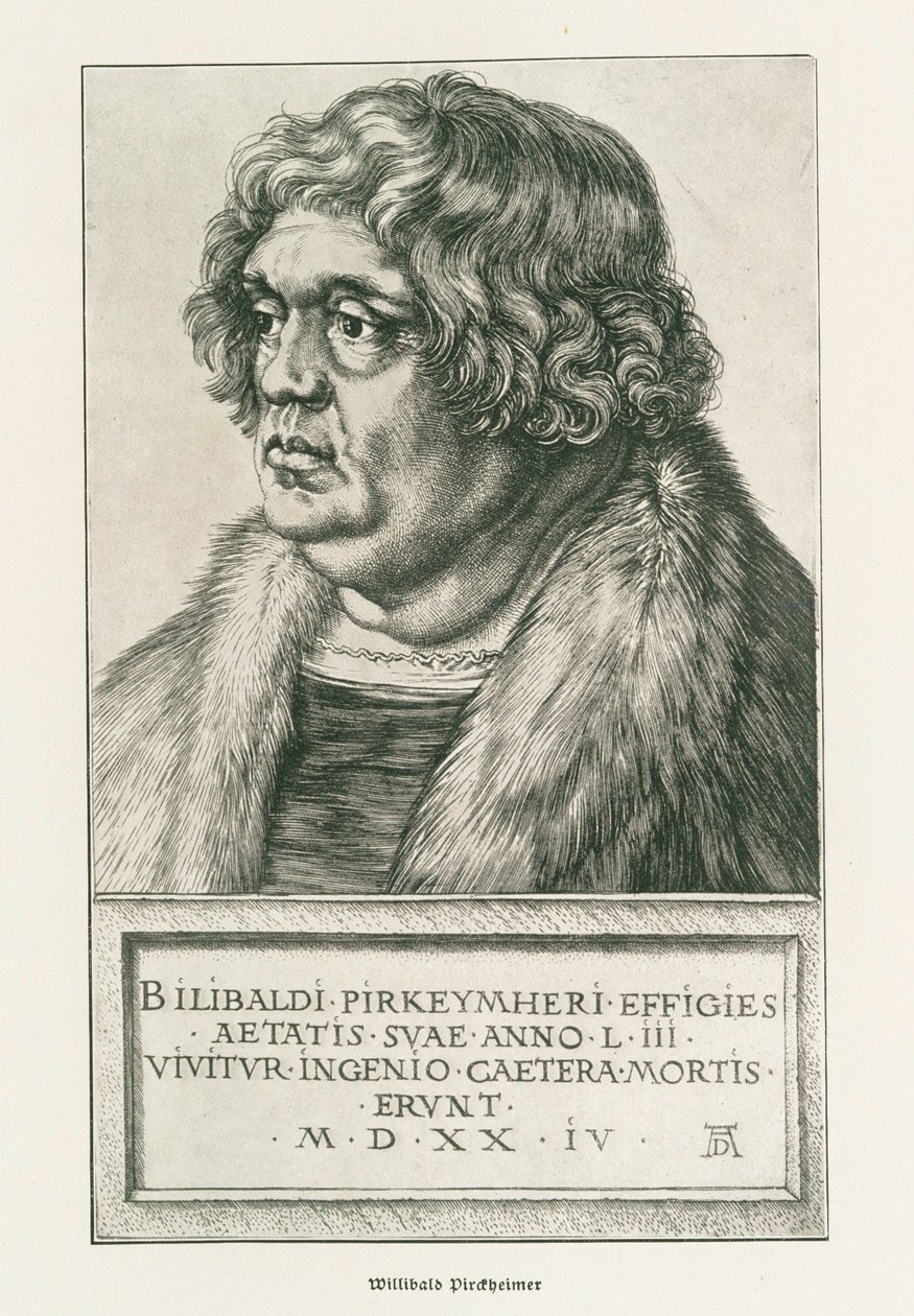 Willibald Pirckheimer von Albrecht Dürer or Duerer