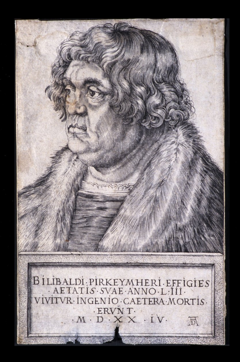 Willibald Pirkheimer von Albrecht Dürer or Duerer