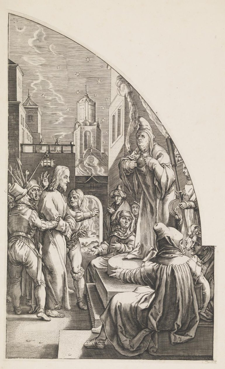 Christus vor Kaiphas von Albrecht von Horn
