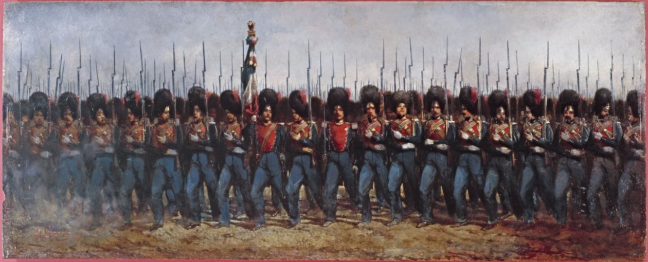Parade der Seine-Gendarmerie von Alcide Joseph Lorentz