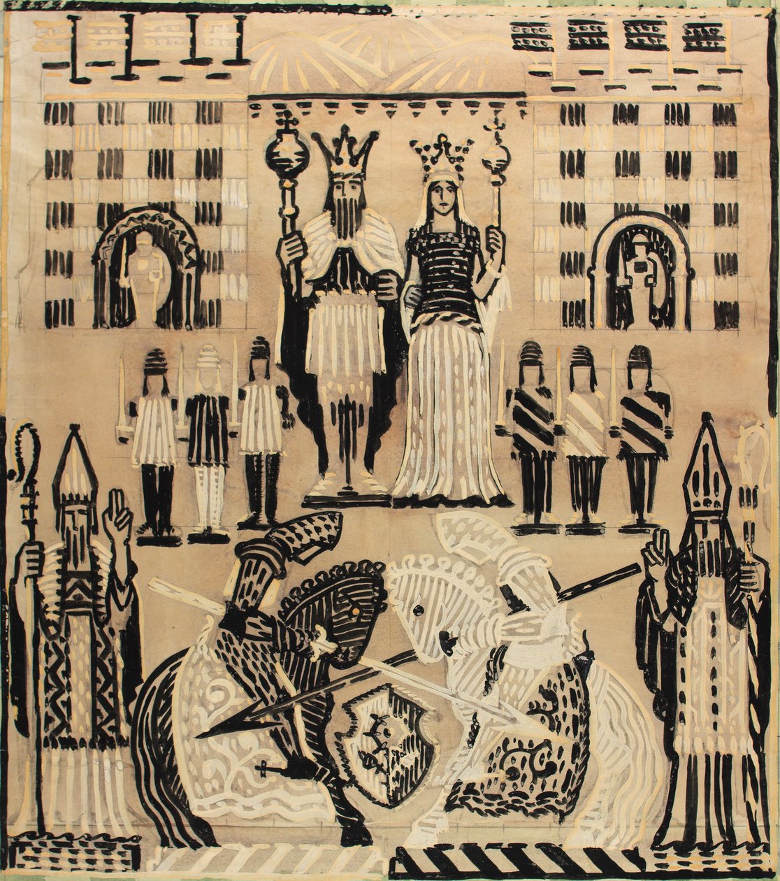Königliches Turnier, März 1928 von Alec Hunter