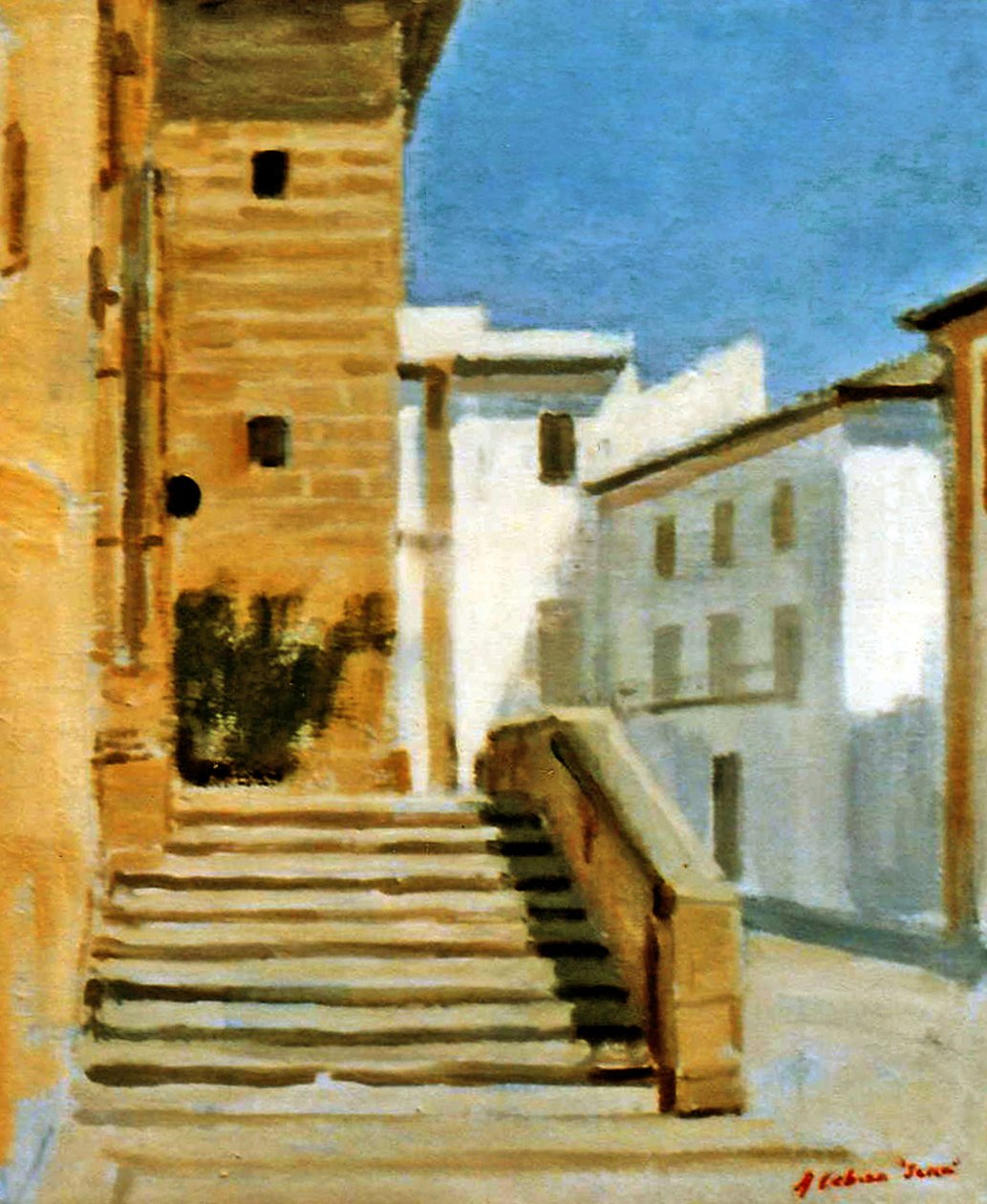 Plaza de la Iglesia de Jávea von Alejandro Cabeza