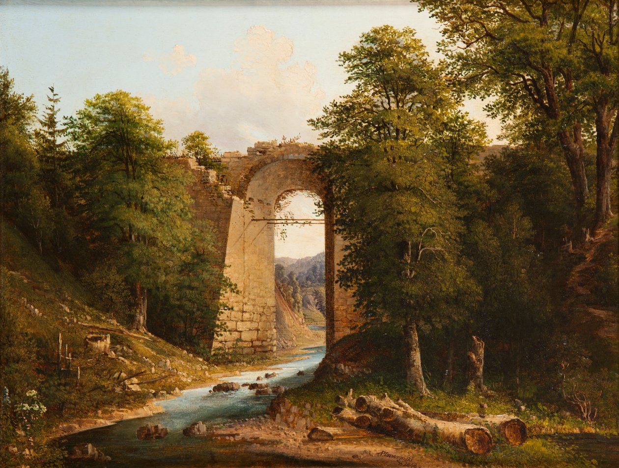 Brücke in Czerna von Aleksander Płonczyński