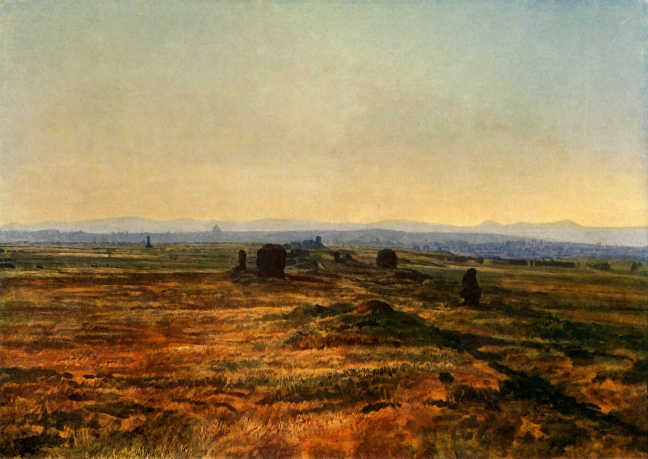 Die Via Appia bei Sonnenuntergang von Aleksandr Ivanov
