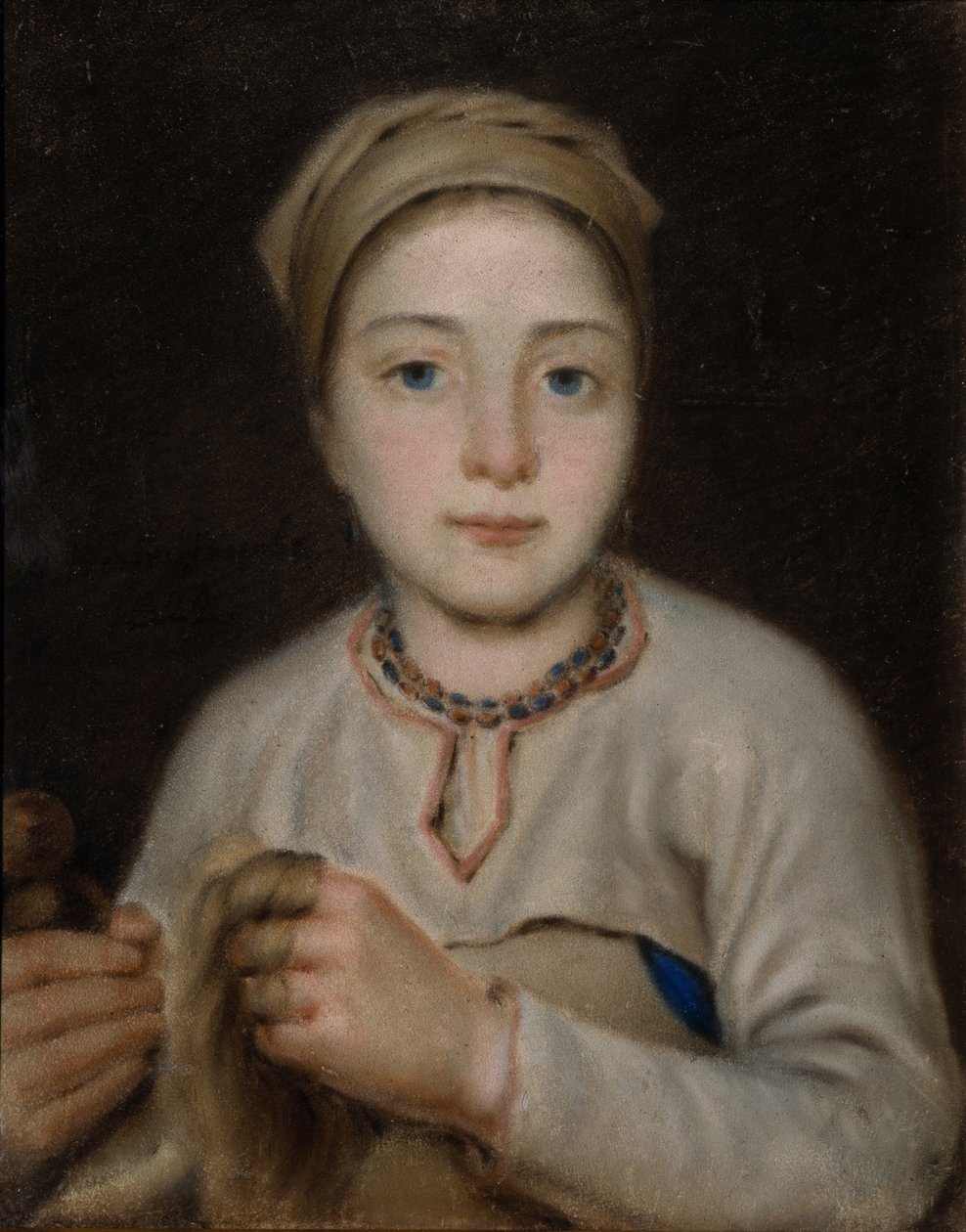 Anisya, 1822 von Aleksei Gavrilovich Venetsianov