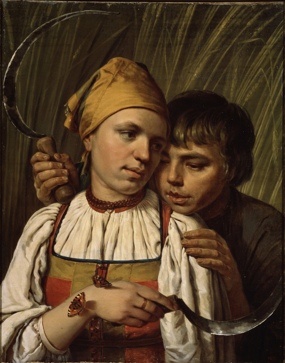 Die Schnitter, 1820er Jahre von Aleksei Gavrilovich Venetsianov