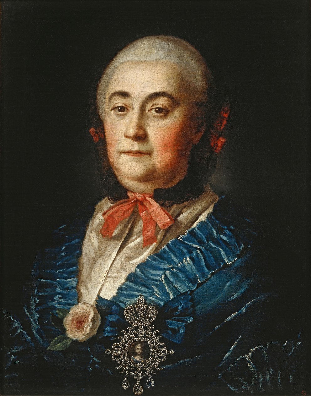 Porträt von A.M. Ismailowa von Aleksey Antropov