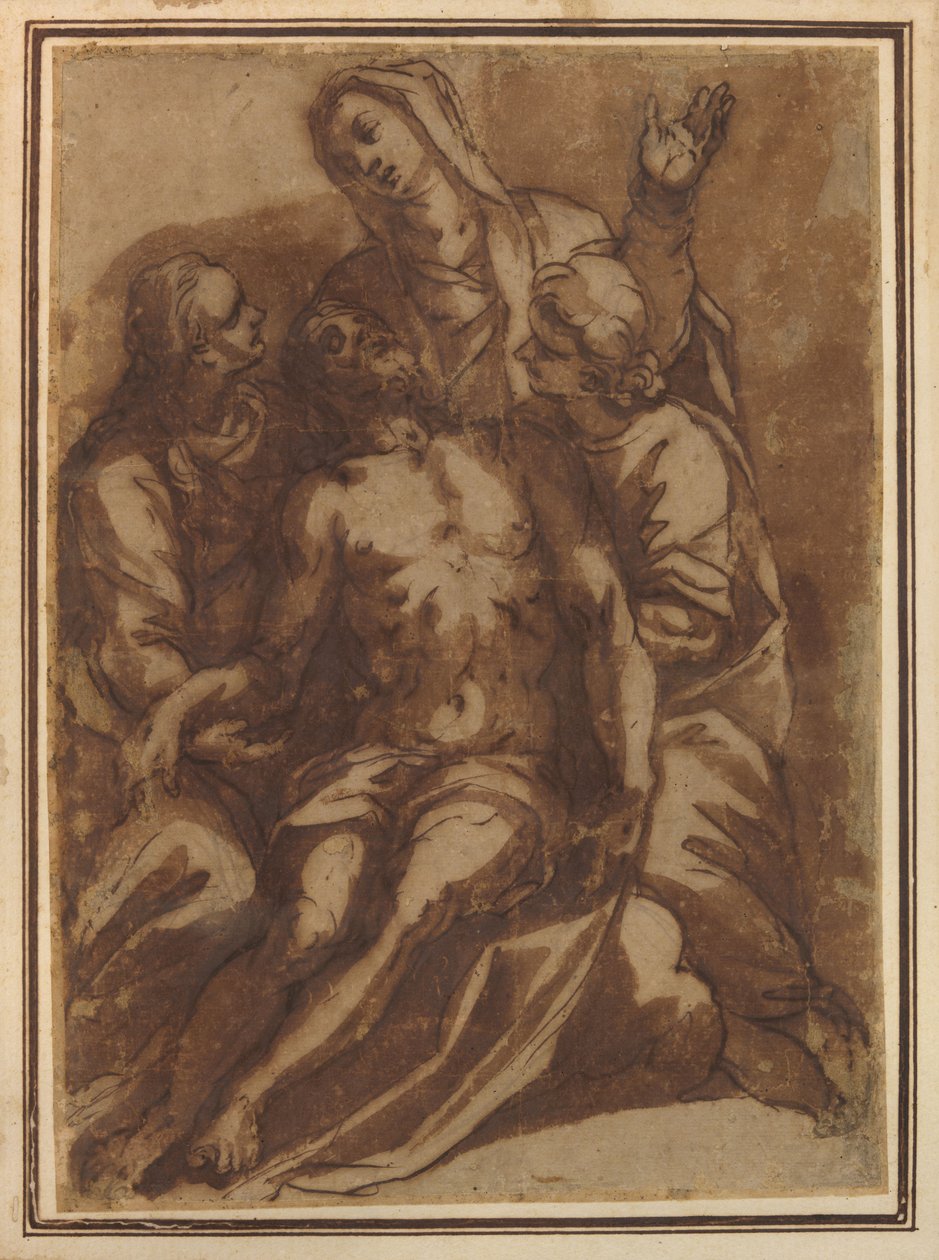 Grablegung Christi von Alessandro Maganza
