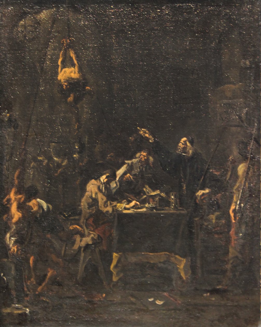 Peinliches Verhör (Folterszene) von Alessandro Magnasco