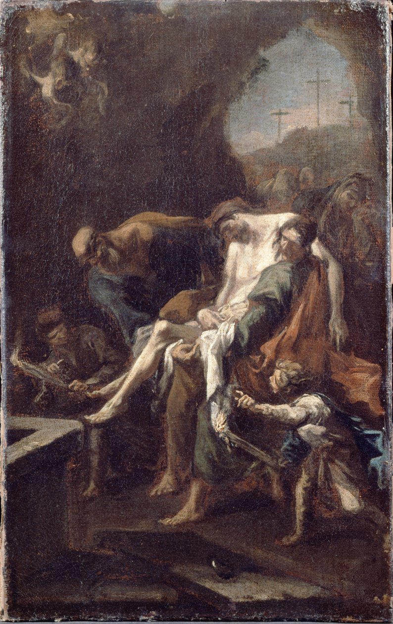 Die Grablegung Christi von Alessandro Magnasco