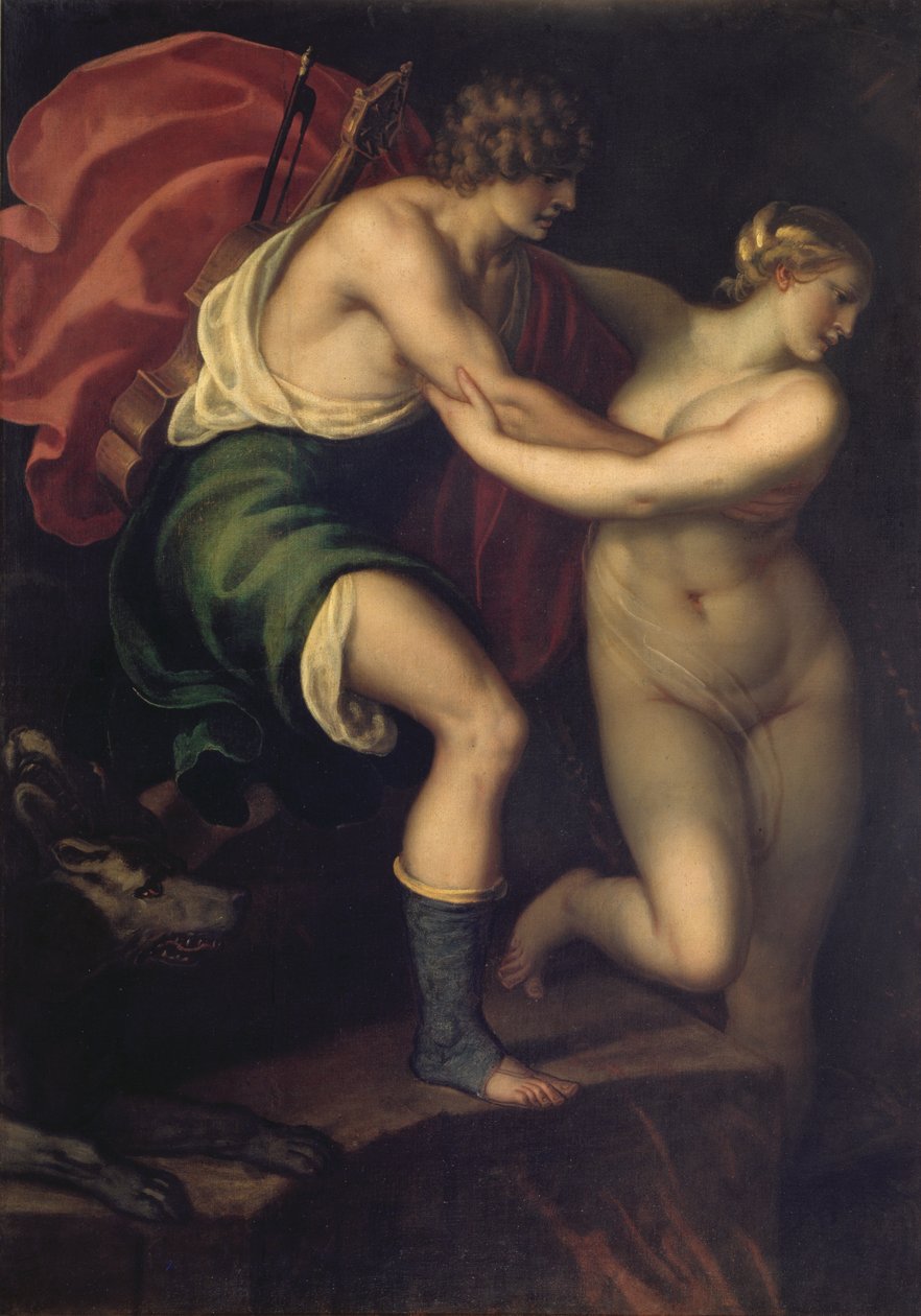 Orpheus und Eurydike von Alessandro Varotari