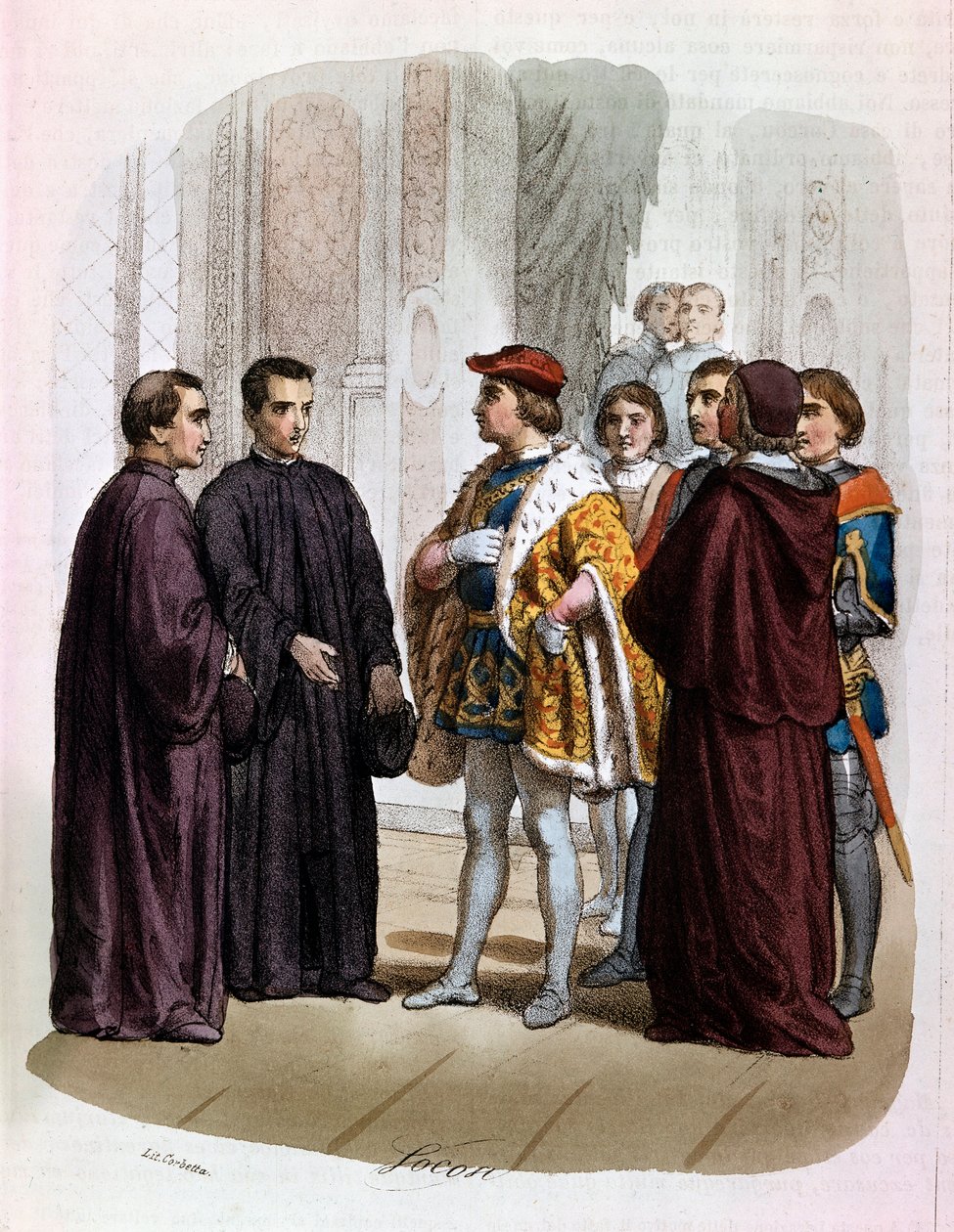 Niccolò di Bernardo dei Machiavelli (Niccolò Machiavelli) von Alessandro Focosi