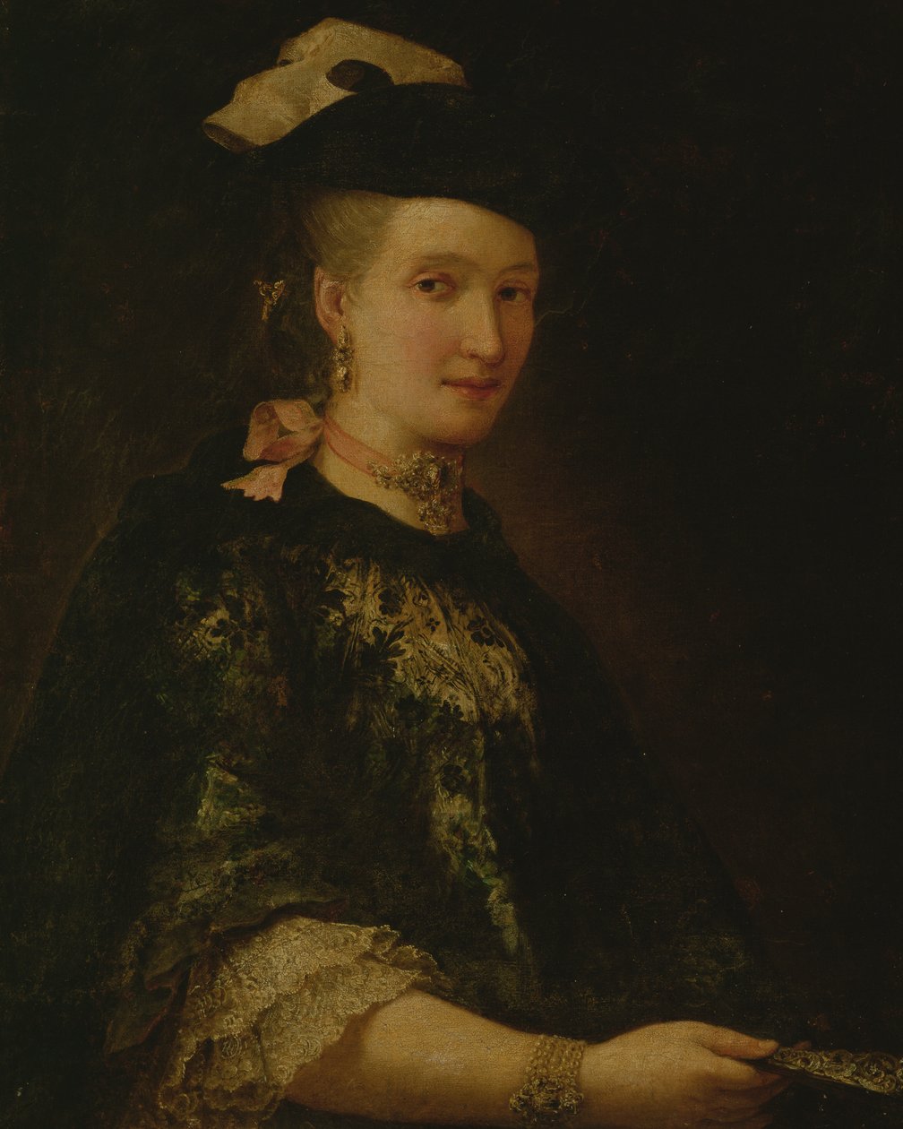 Porträt einer Dame von Alessandro Longhi