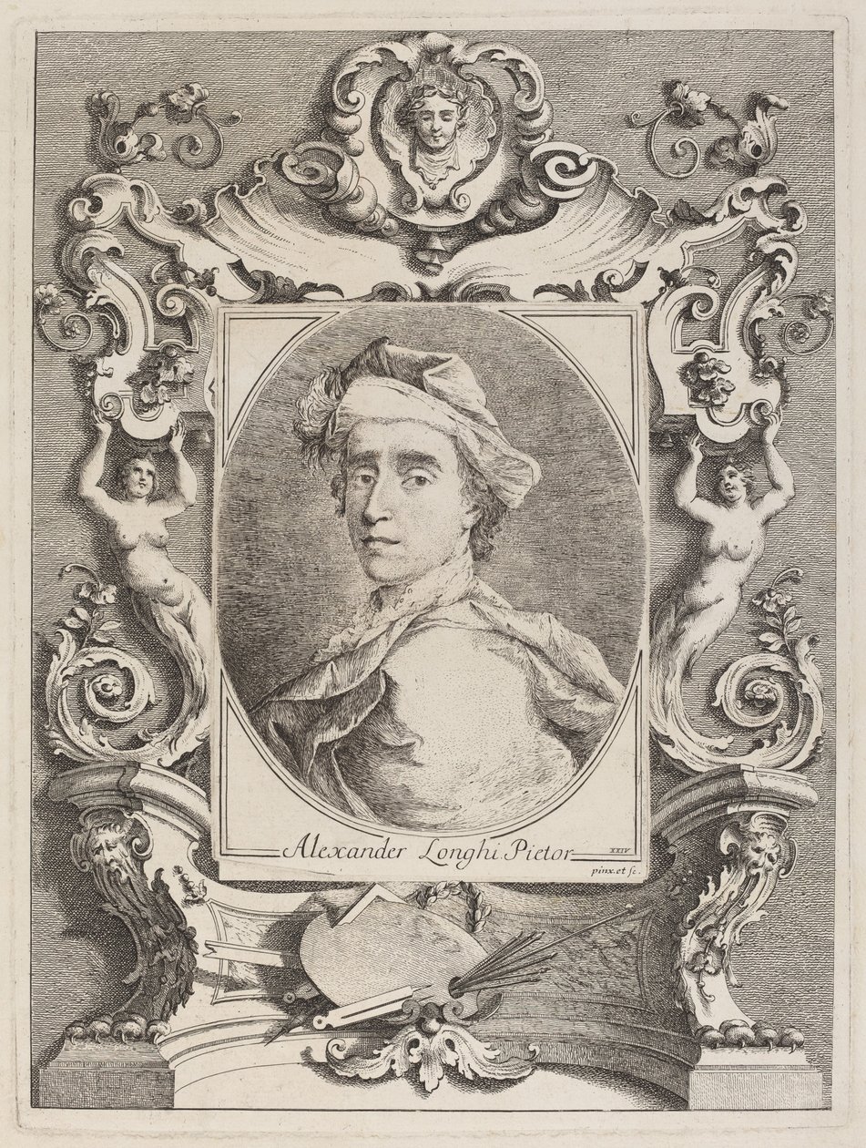 Selbstporträt von Alessandro Longhi