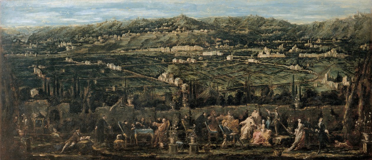 Gartenparty in Albaro von Alessandro Magnasco