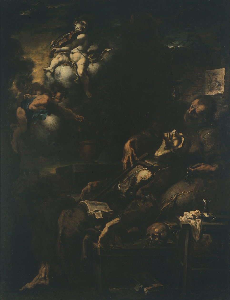 Die Ekstase des Heiligen Franziskus von Alessandro Magnasco