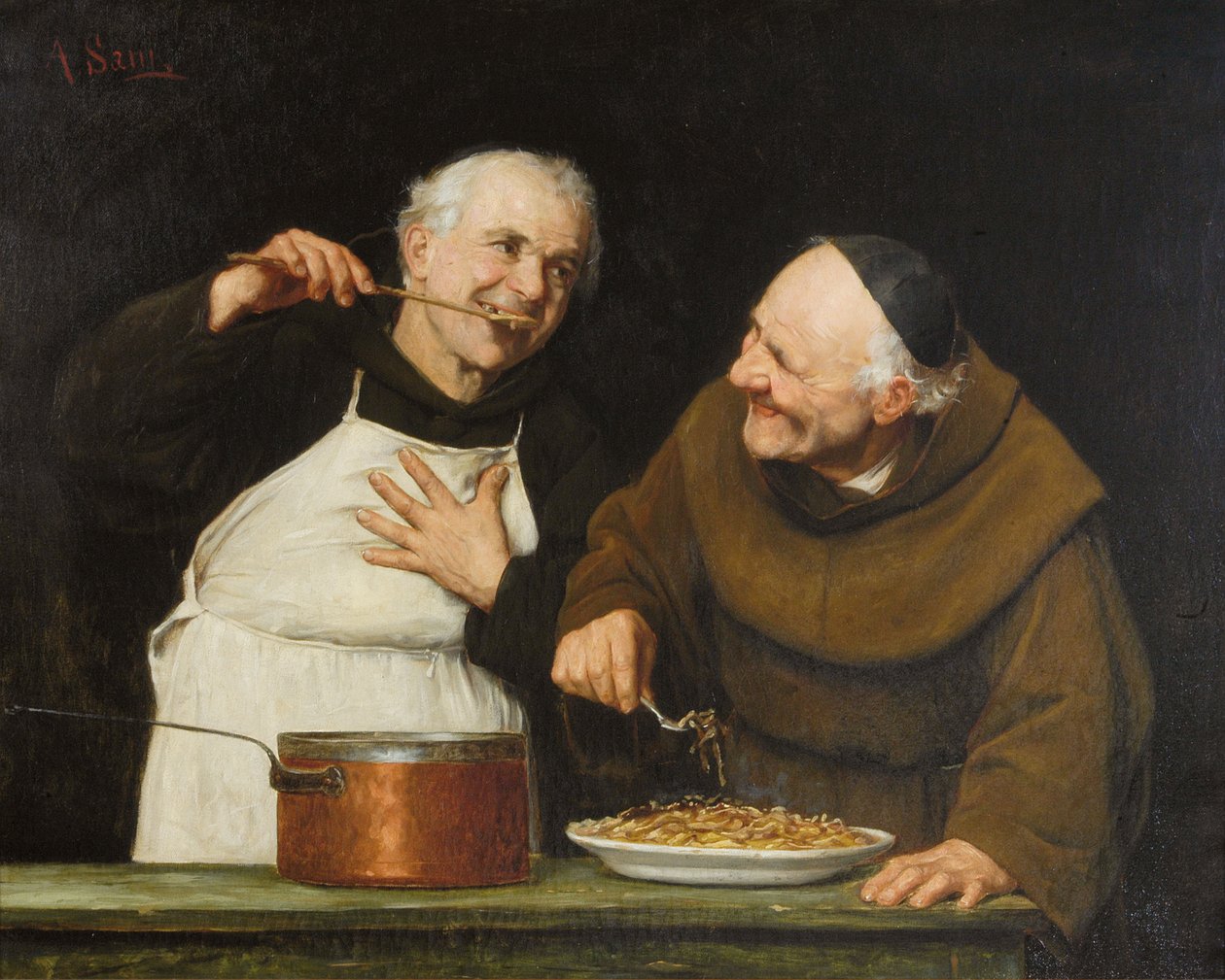 Die Verkostung von Alessandro Sani