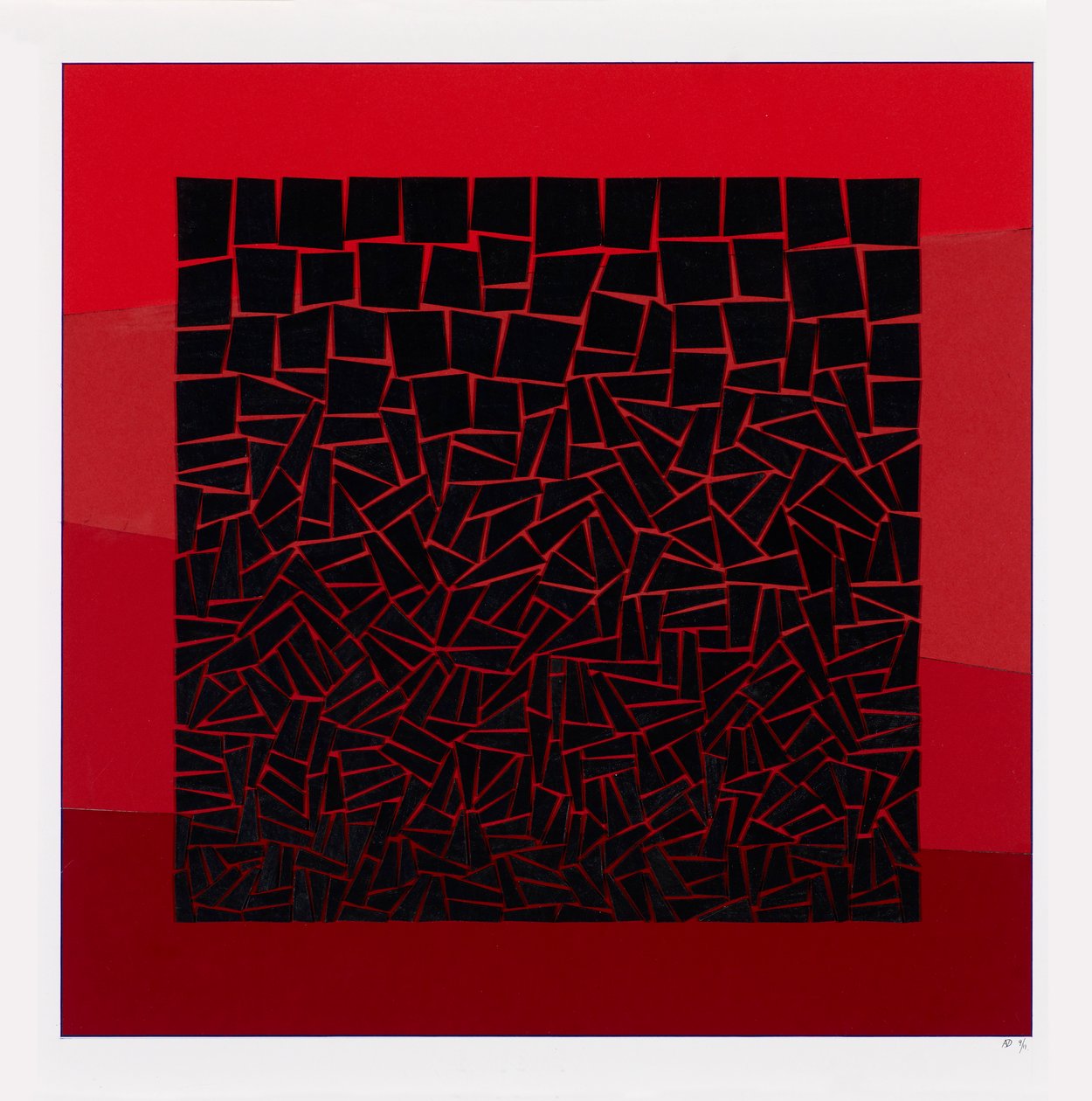 Rotes Labyrinth von Alex Dunn
