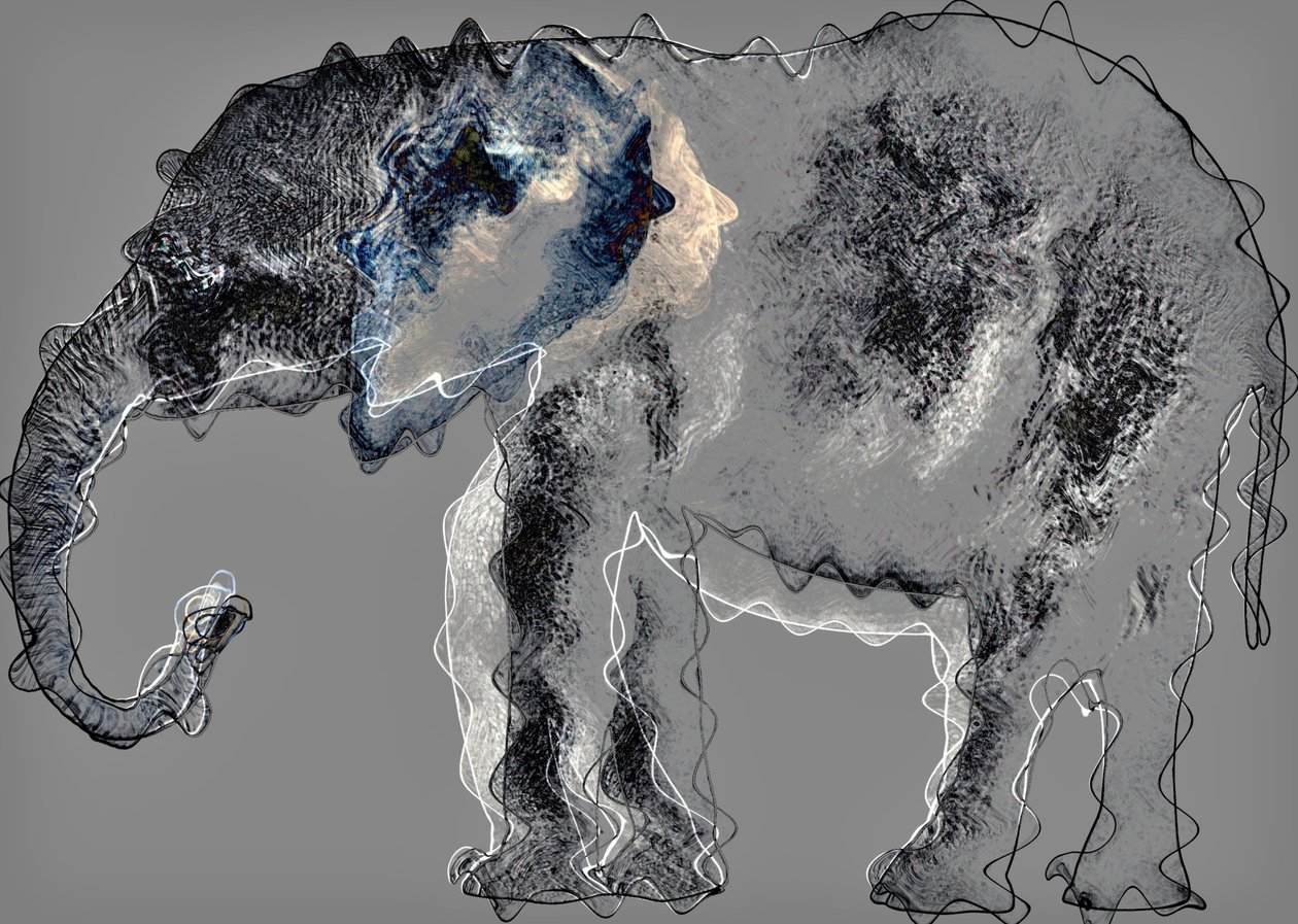 Elefant, 2020 von Alex Caminker