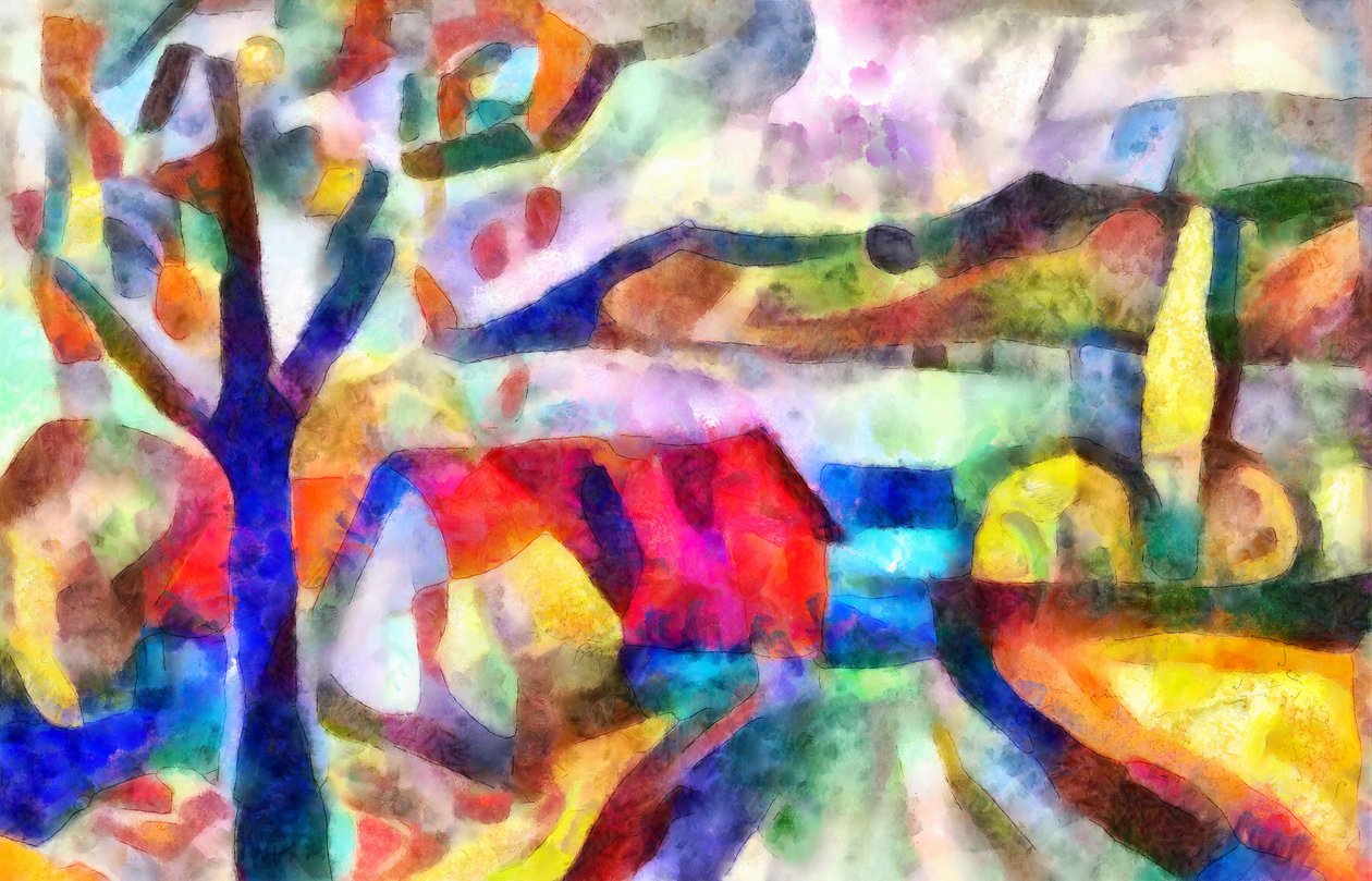 Fallende Blätter, 2017 von Alex Caminker