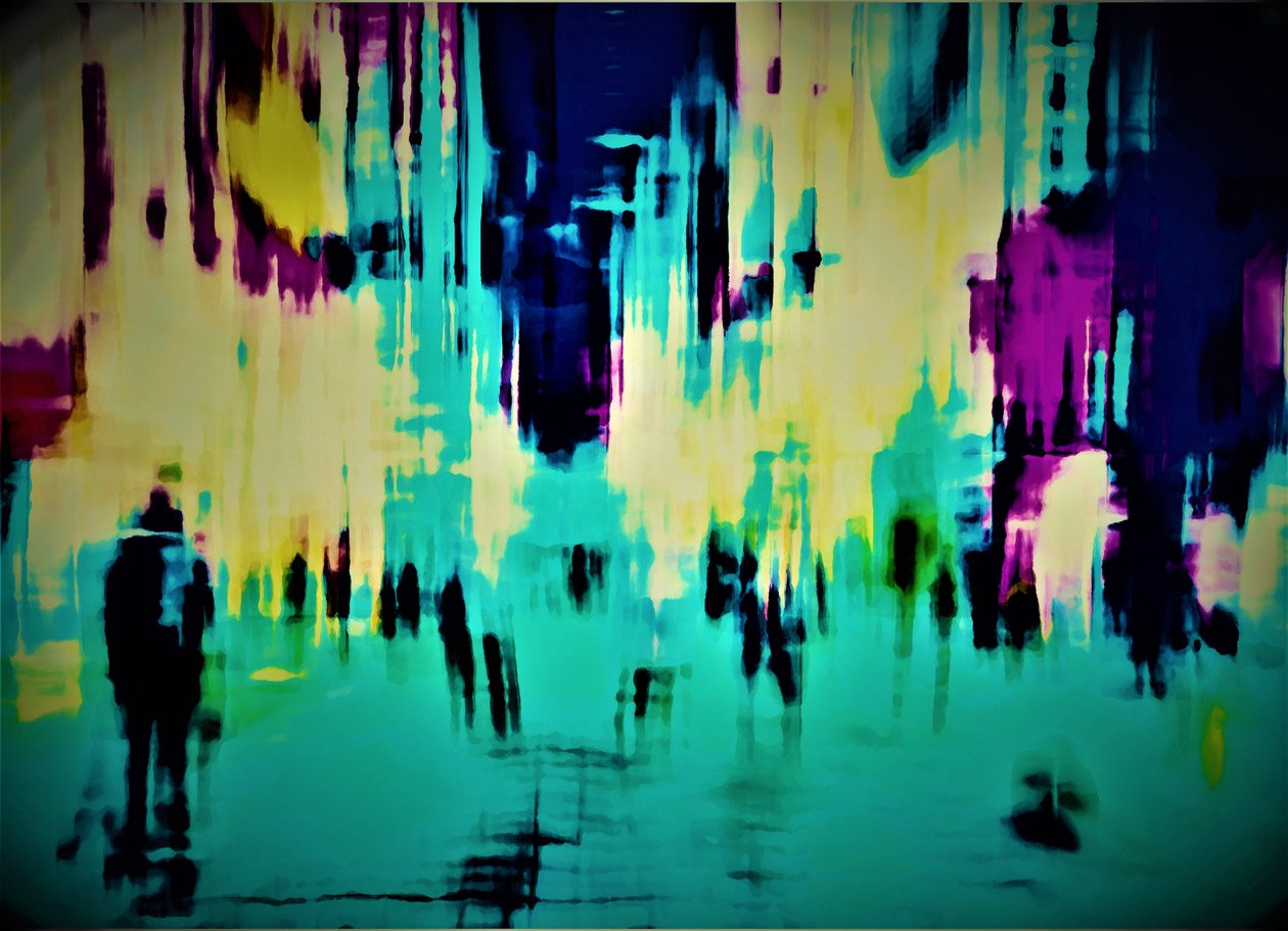 Fließende Farben - Fließende Emotionen von Alex Caminker