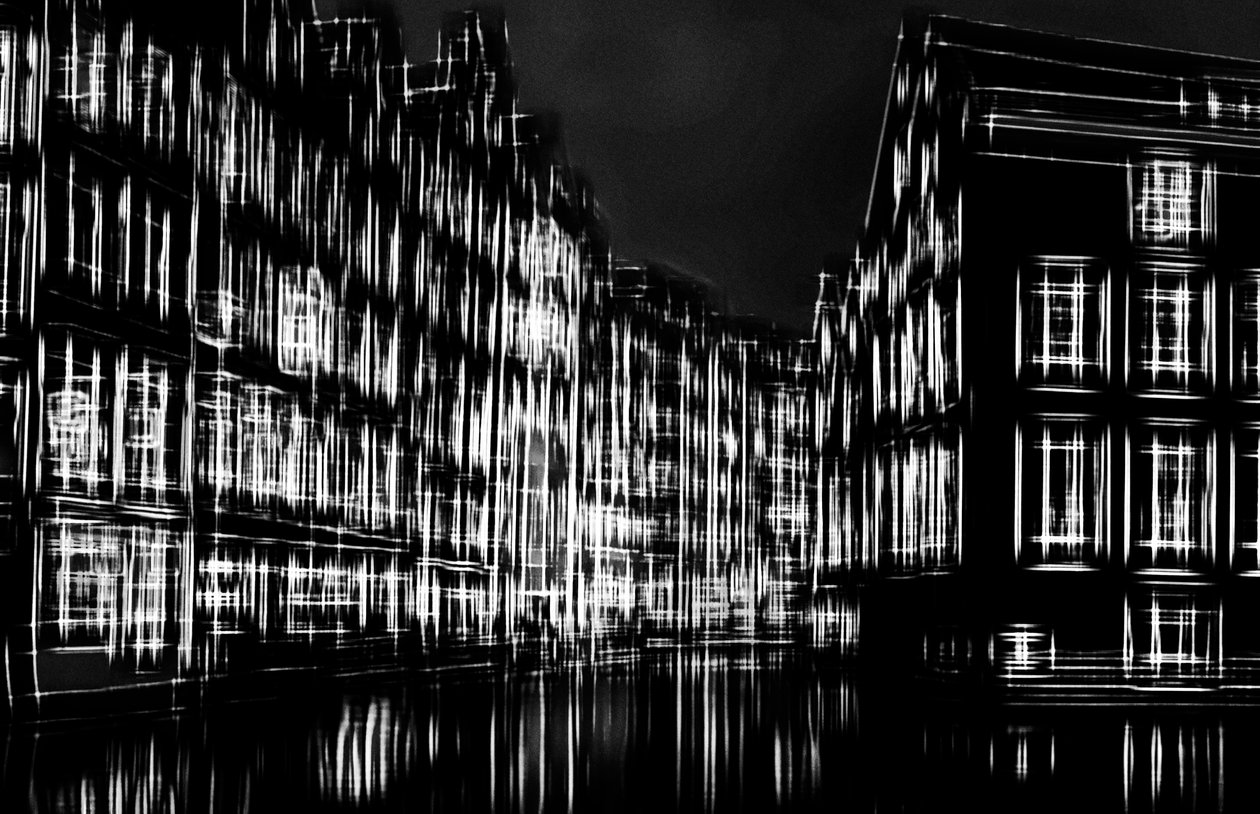 Lichter in der Nachtstadt von Alex Caminker