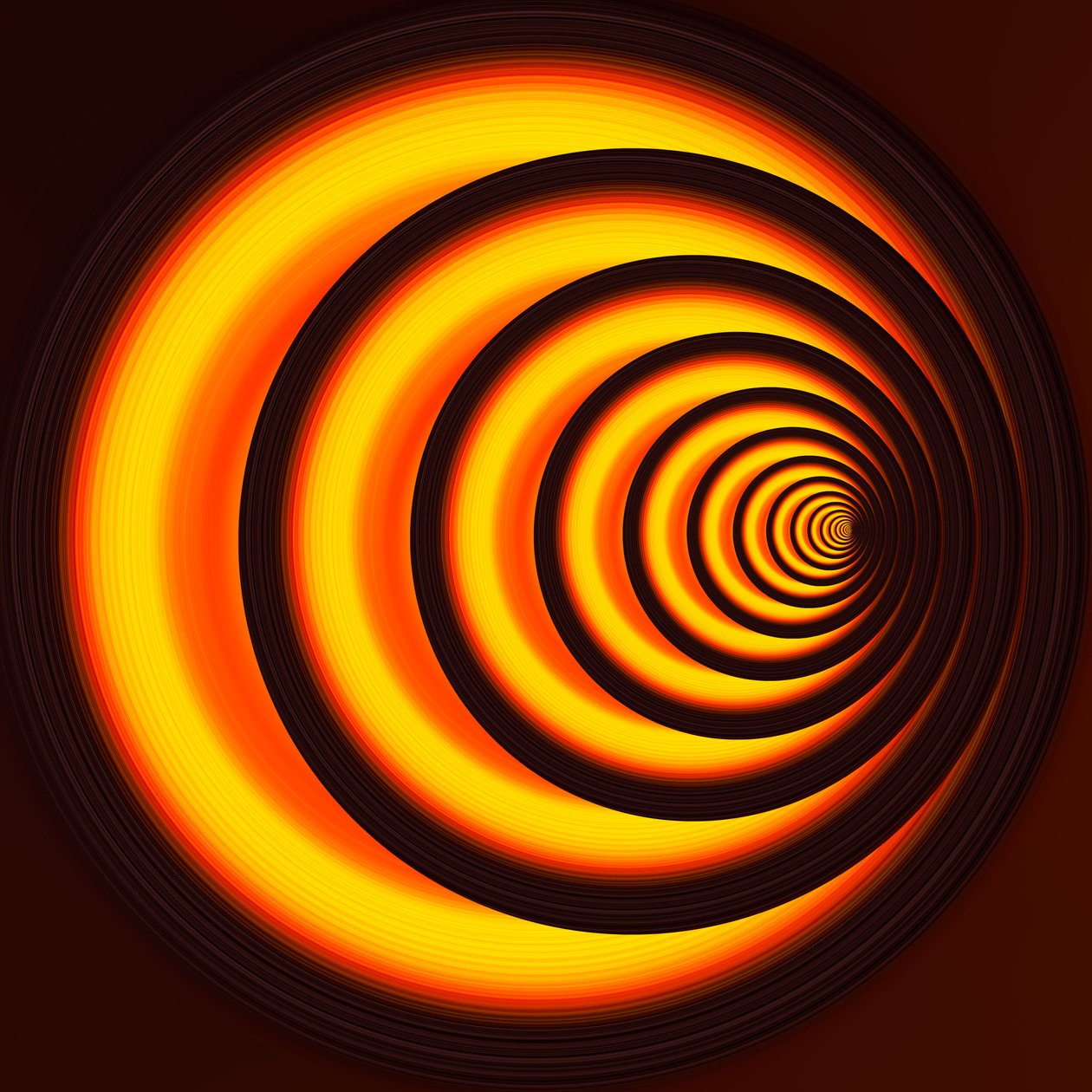 Unterirdischer Pfad (orange), 2019 von Alex Caminker