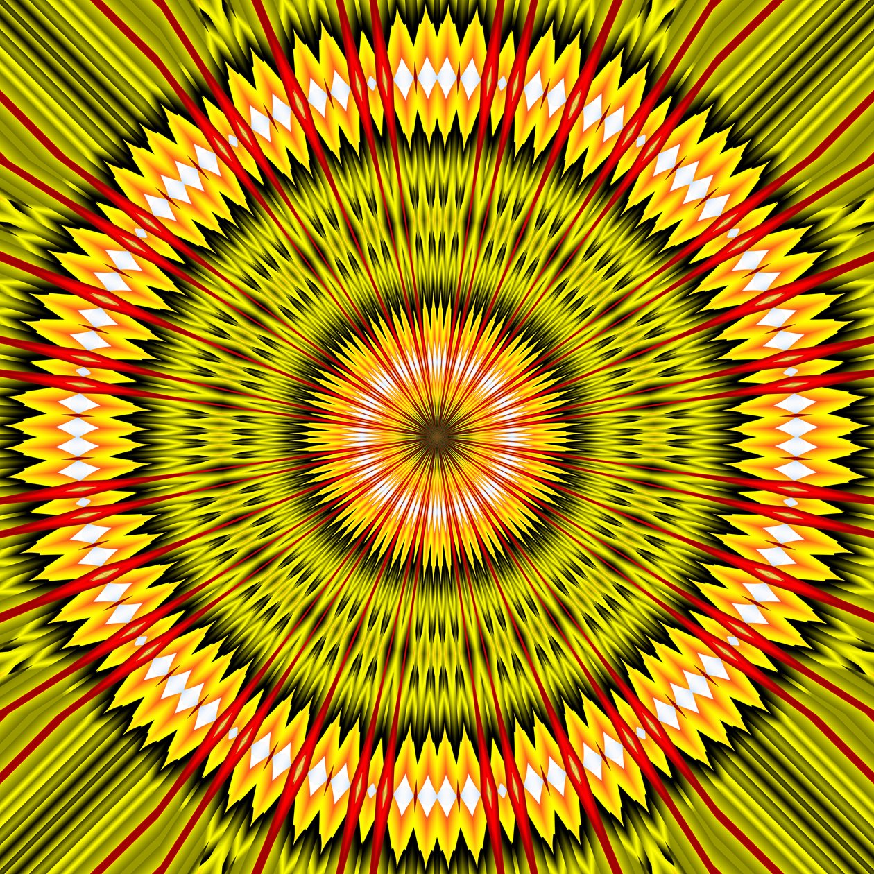 Gelbes Auge von Alex Caminker