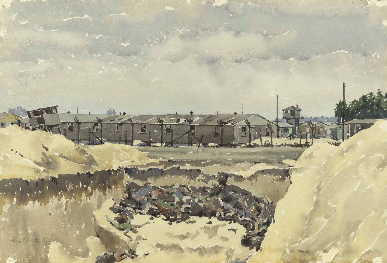 Konzentrationslager Belsen von Alex Colville
