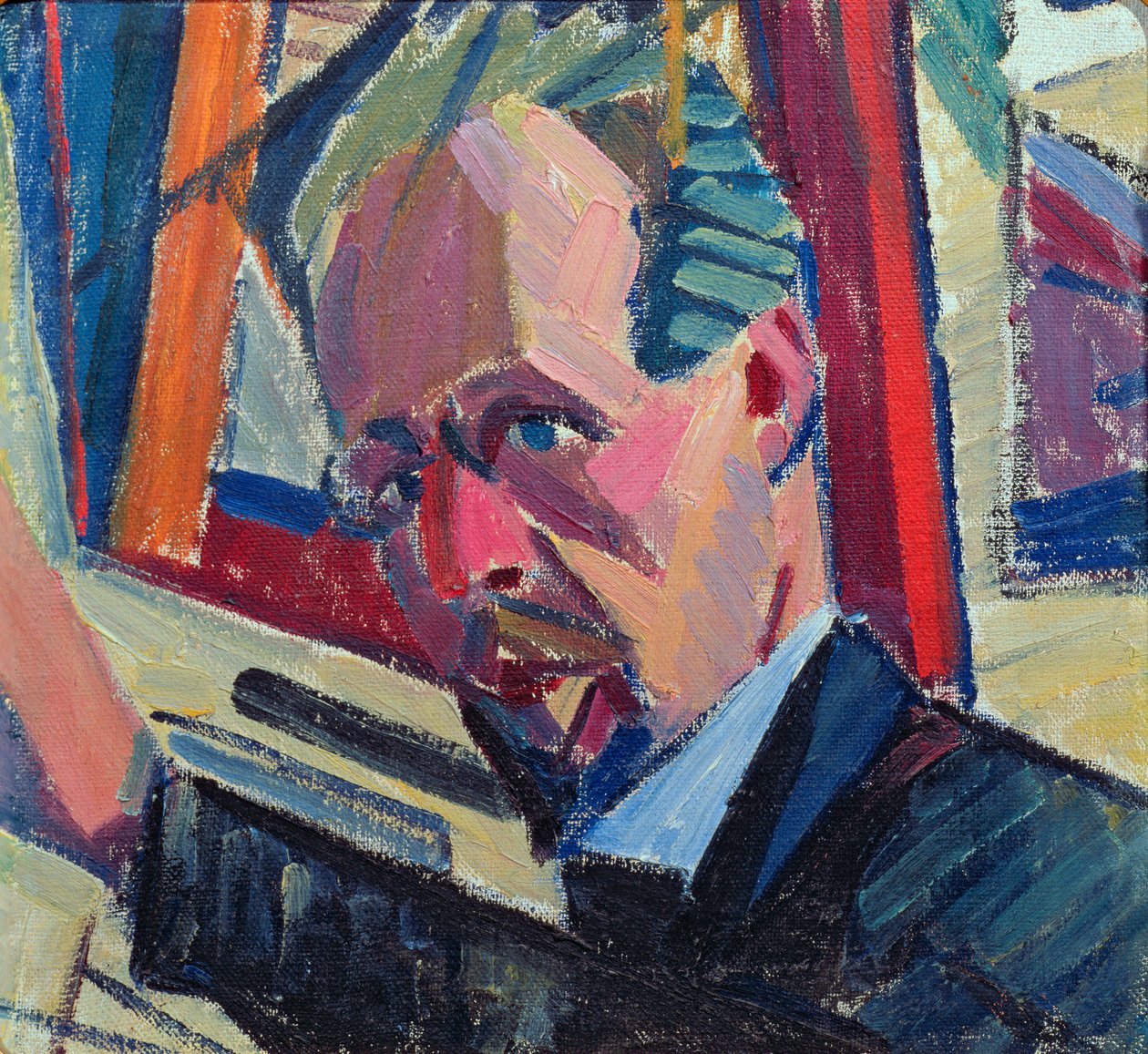 Selbstporträt, 1913 von Alexander Bogomazov