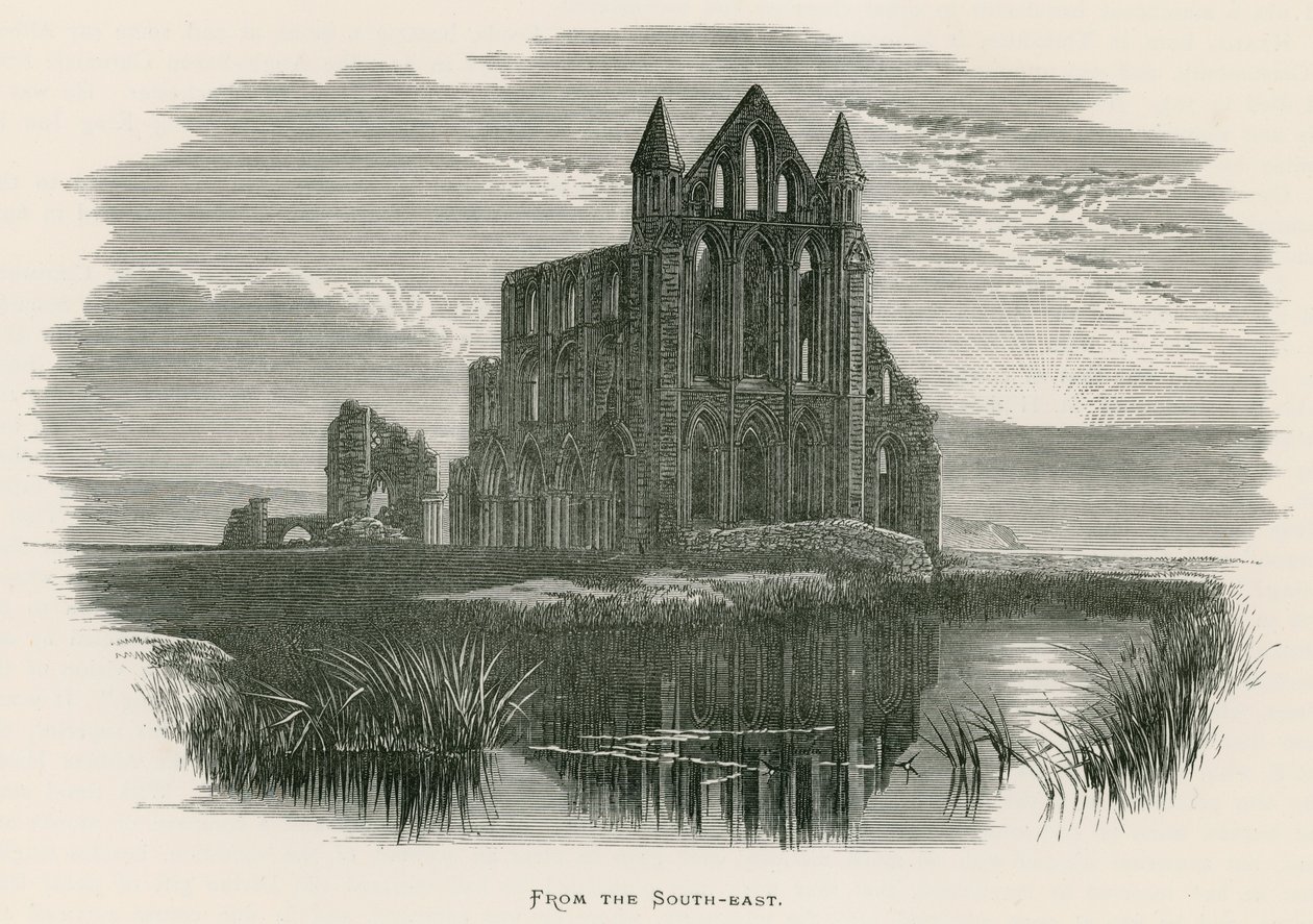 Whitby Abbey, von Südosten von Alexander Francis Lydon