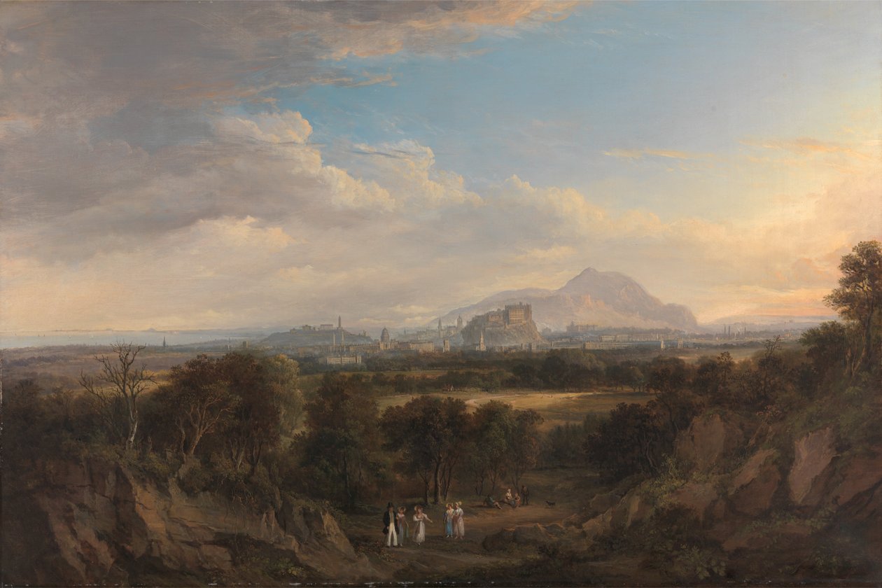 Ein Blick auf Edinburgh von Westen von Alexander Nasmyth