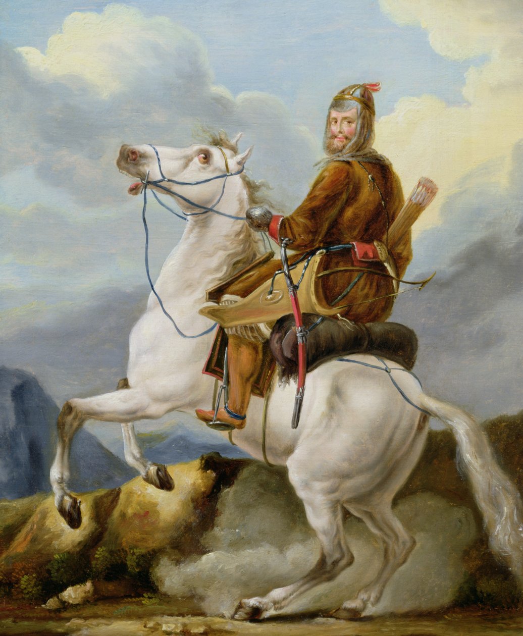 Ein orientalischer Krieger von Alexander Osipovich Orlowski