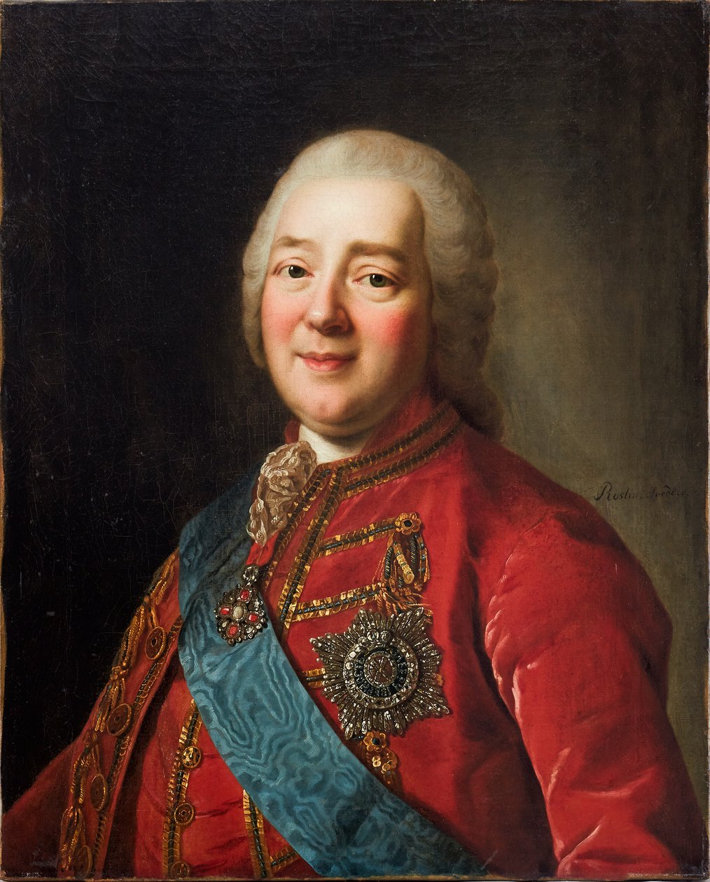 Porträt des russischen Grafen Nikita Ivanovitj Panin (1718-1783) von Alexander Roslin