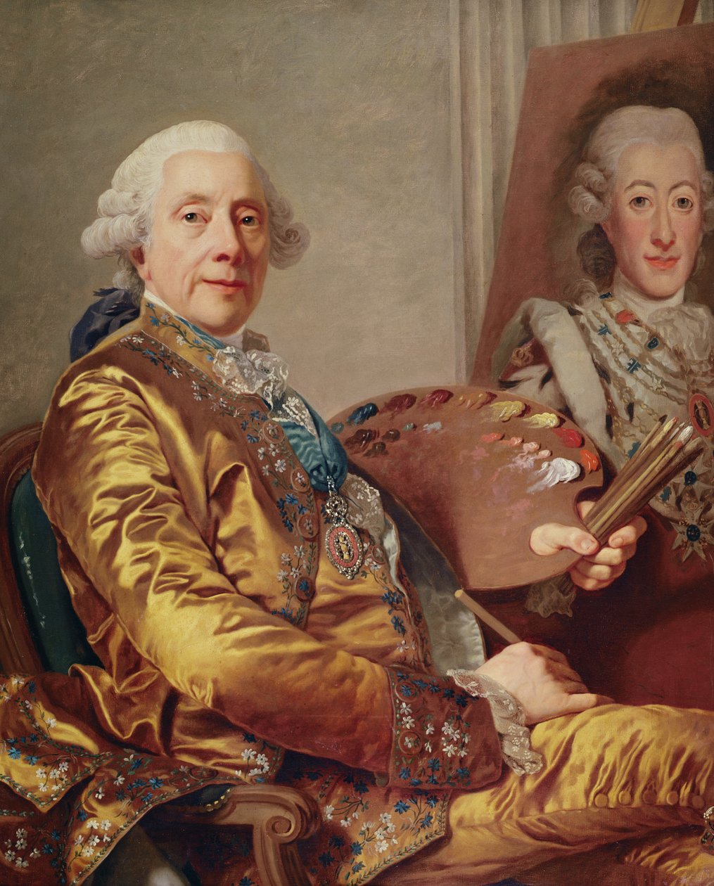 Selbstporträt, ca. 1790 von Alexander Roslin