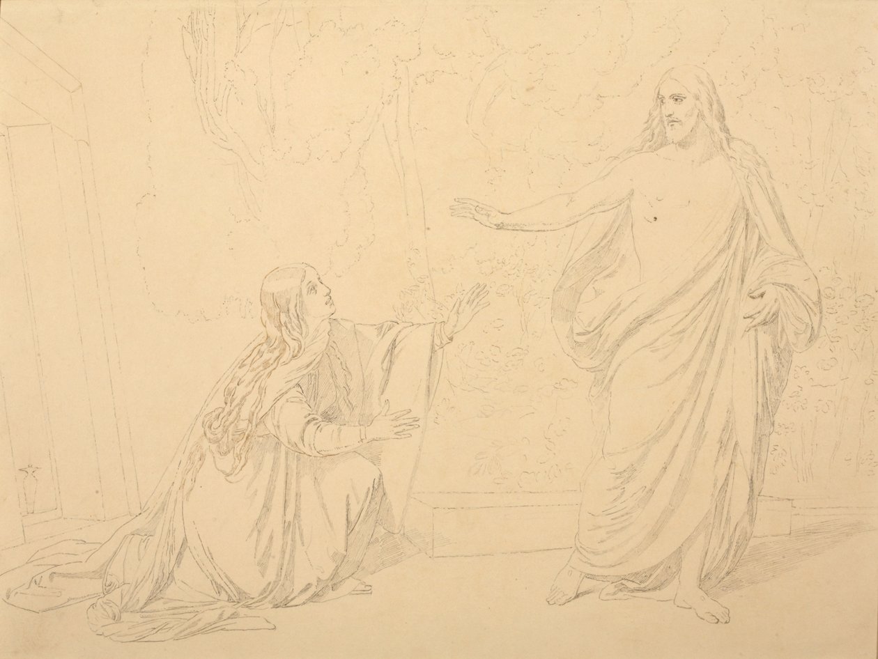 Noli me tangere, 1835 von Alexander Andreyevich Ivanov