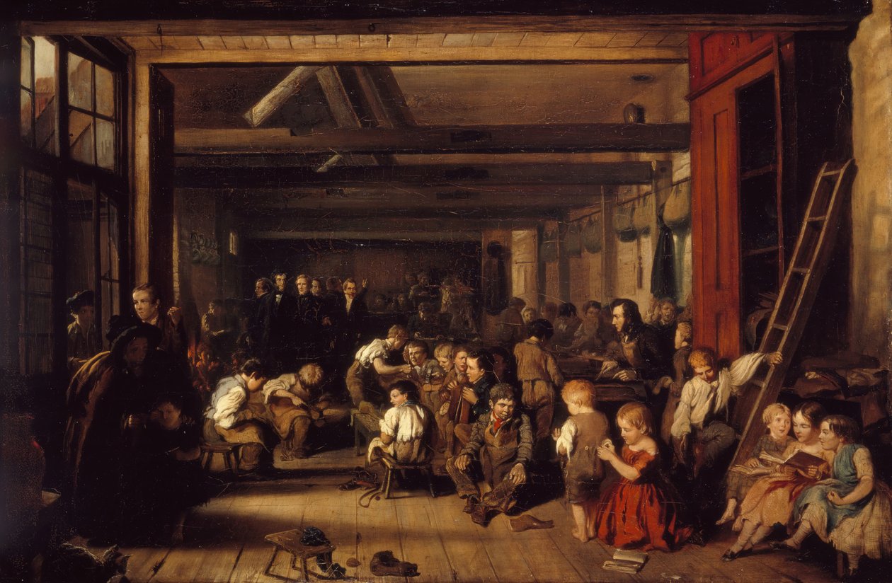 Die erste Armenschule, Westminster von Alexander Blaikley